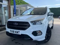 Used Ford Kuga ST-Line X 120 HP (88 kW) 2018 White SUV