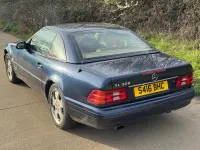 Used Mercedes SL320 1998 Blue Cabriolet