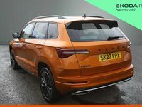 Used Skoda Karoq SportLine 150 HP (110 kW) 2022 Phoenix orange metallic SUV