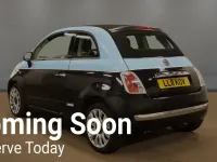 Used Fiat 500 Lounge 85 HP (62 kW) 2011 Black Cabriolet