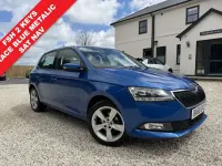 Used Skoda Fabia SE L 95 HP (69 kW) 2019 Blue Hatchback
