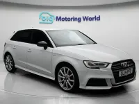 Used Audi A3 Sportback Black Edition 150 HP (110 kW) 2019 White Hatchback