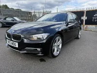 Used BMW 320 Luxury Line 181 HP (133 kW) 2013 Black sapphire metallic paint Estate