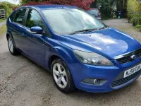 Used Ford Focus Zetec 100 HP (73 kW) 2008 Blue Hatchback