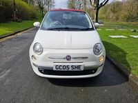 used Fiat 500 1.2 LOUNGE, RED LEATHER TRIM, 81,000 MILES, FULL HISTORY