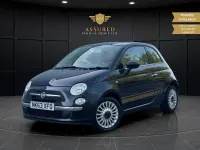 Used Fiat 500 Lounge 69 HP (50 kW) 2013 Black Hatchback