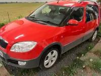 Used Skoda Roomster 105 HP (77 kW) 2008 Red MPV