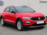 Used VW T-Roc SE 115 HP (84 kW) 2019 Red SUV