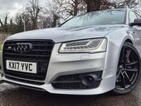 Used Audi S8 plus Advanced 2017 Silver Sedan