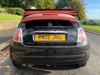 Used Fiat 500 Pop 69 HP (50 kW) 2012 Black Cabriolet