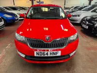 Used Skoda Rapid Elegance 105 HP (77 kW) 2014 Red Hatchback