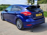 Used Ford Focus ST-Line 125 HP (91 kW) 2018 Blue Hatchback