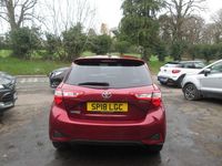Used Toyota Yaris Design 111 HP (81 kW) 2018 Red Hatchback