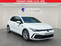Used VW Golf VIII R-line 150 HP (110 kW) 2022 White Hatchback