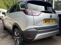 Used Vauxhall Crossland X Elite 110 HP (80 kW) 2018 Silver SUV