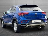 Used VW T-Roc Style 150 HP (110 kW) 2022 Ravenna blue SUV