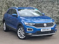 Used VW T-Roc SEL 150 HP (110 kW) 2019 Blue SUV