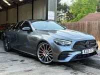 Used Mercedes E220 AMG line 2021 Grey Coupe