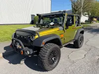 Used Jeep Wrangler Sahara 2007 Green SUV