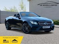 Used Mercedes E220 AMG line 2019 Black Cabriolet