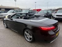 Used Mercedes E220 AMG line 194 HP (142 kW) 2018 Black Cabriolet