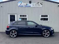 Used Audi A3 S-Line 116 HP (85 kW) 2019 Blue Sedan