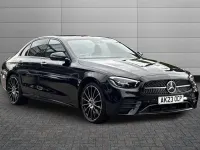 Used Mercedes E200 AMG line 197 HP (144 kW) 2023 Obsidian black Sedan