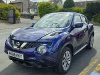 Used Nissan Juke Tekna 2018 Blue SUV