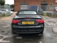 Begagnad Audi A5 Cabriolet S-Line 2012 Svart Cab