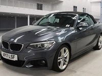 Used BMW 218 M Sport 150 HP (110 kW) 2017 Grey Cabriolet
