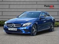 Używany Mercedes C200 Premium Plus 180 KM (132 kW) 2019 Niebieski Sedan/Limuzyna