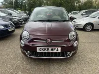 Used Fiat 500 Lounge 69 HP (50 kW) 2018 Red Hatchback