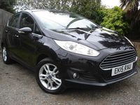 Used Ford Fiesta Zetec 2015 Black Hatchback