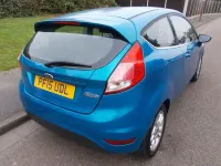 Used Ford Fiesta Zetec 82 HP (60 kW) 2015 Blue Hatchback