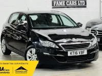 Used Peugeot 308 Active 120 HP (88 kW) 2016 Black Hatchback