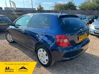 Used Honda Civic S 2002 Blue Hatchback