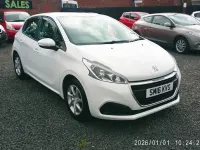 Used Peugeot 208 Active 2016 White Hatchback