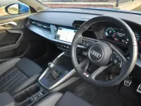 Used Audi A3 S-Line 150 HP (110 kW) 2024 Blue Sedan