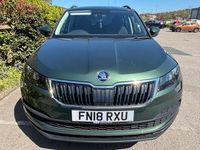 Used Skoda Karoq SE 150 HP (110 kW) 2018 Green SUV