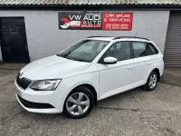 Used Skoda Fabia SE 110 HP (80 kW) 2015 White Estate