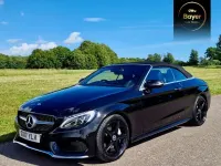 Used Mercedes C250 AMG Line Premium Plus 2017 Black Cabriolet