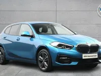 Used BMW 118 Sport Line 134 HP (98 kW) 2023 Blue Hatchback