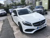Used Mercedes A200 AMG line 136 HP (100 kW) 2016 White Hatchback