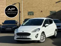 Begagnad Ford Fiesta Titanium 125 HK (91 kW) 2020 Vit Halvkombi