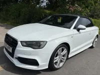 Used Audi A3 Cabriolet S-Line 150 HP (110 kW) 2015 White Cabriolet