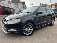 Used VW Polo Design 75 HP (55 kW) 2015 Black Hatchback