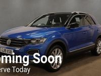 Used VW T-Roc SEL 150 HP (110 kW) 2019 Blue SUV