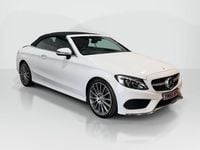 Used Mercedes C250 AMG line 204 HP (150 kW) 2017 White Cabriolet