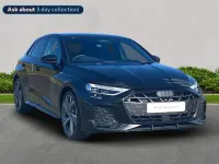 Begagnad Audi A3 Black Edition 204 HK (150 kW) 2025 Svart Halvkombi
