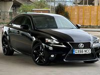 Used Lexus IS300h Sport Line 223 HP (164 kW) 2016 Black Sedan